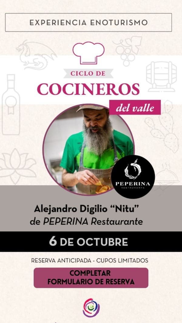 Ciclo de cocineros del valle de Traslasierra